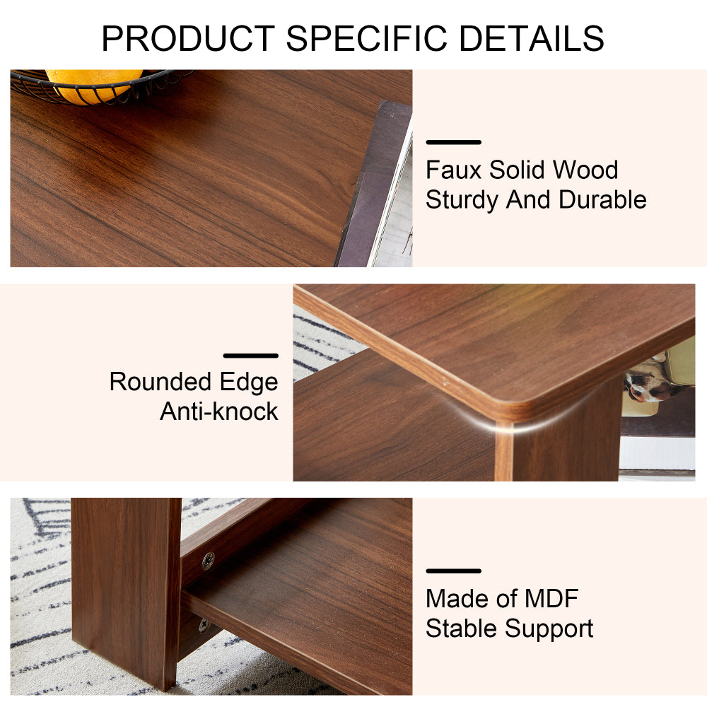 George Coffee Table (Walnut)
