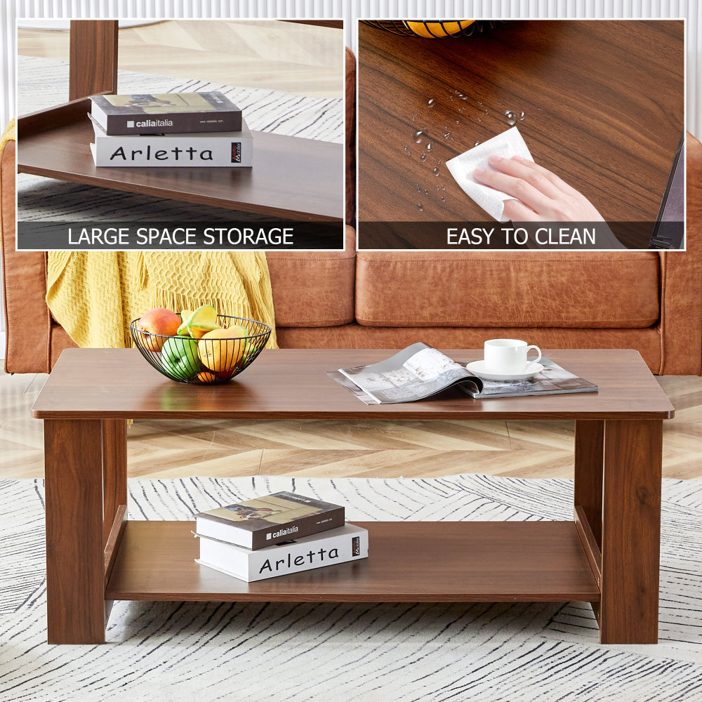 George Coffee Table (Walnut)