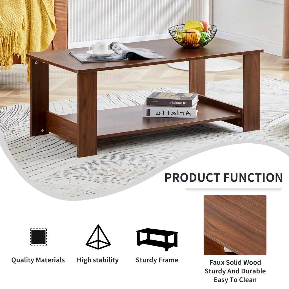 George Coffee Table (Walnut)