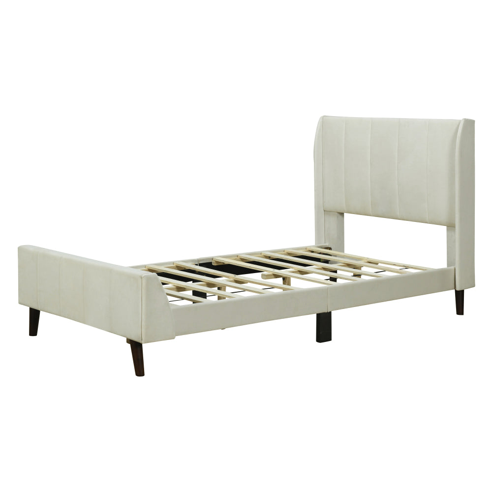 Eithan Bed Frame, Twin (Beige)