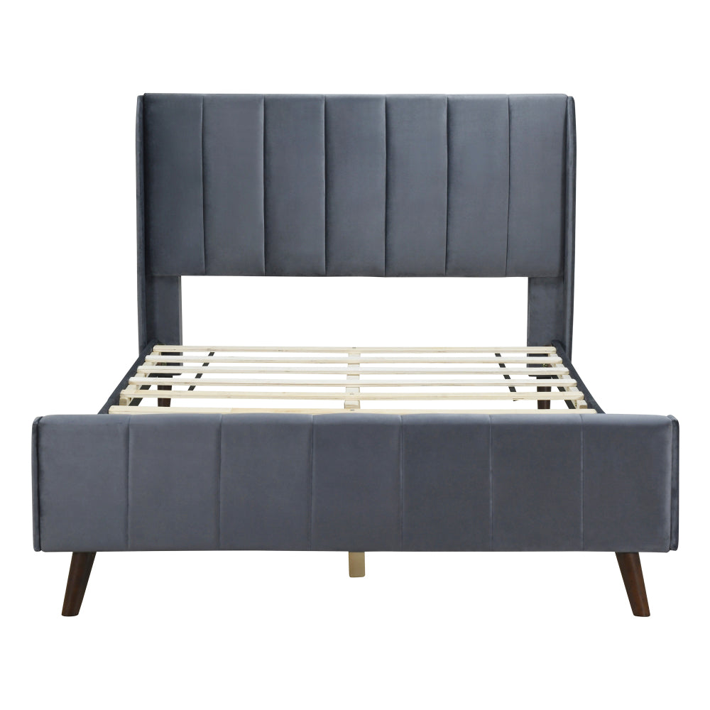 Eithan Bed Frame, Full (Grey)