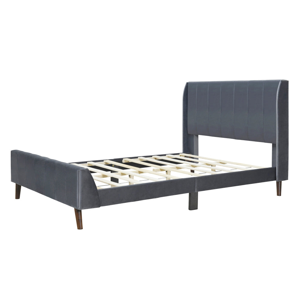 Eithan Bed Frame, Full (Grey)