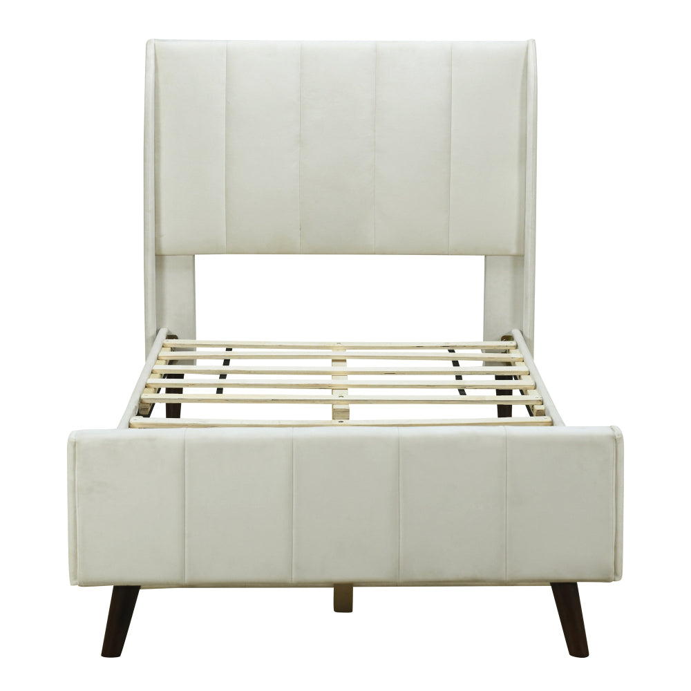 Eithan Bed Frame, Twin (Beige)