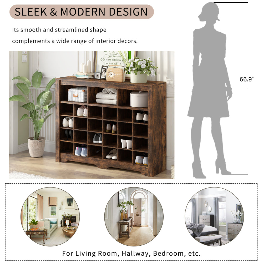 Villarreal Shoe Cabinet (Brown)