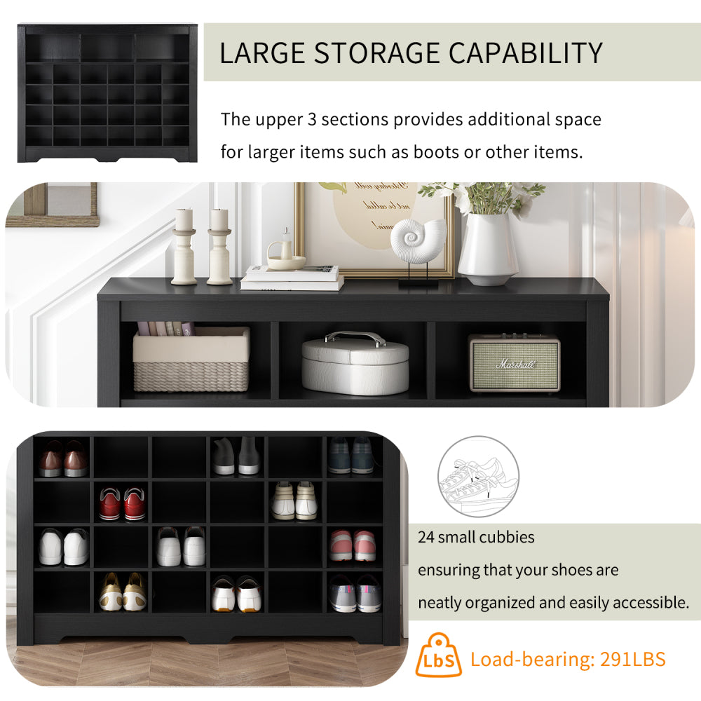 Villarreal Shoe Cabinet (Black)