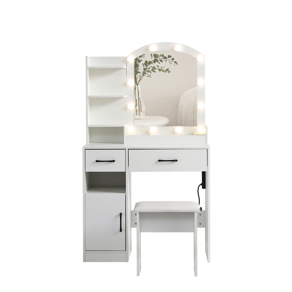 Joaquin Vanity Desk, White
