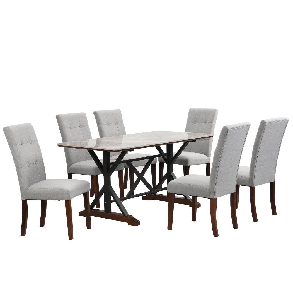 Larson Dining Set, Set of 7