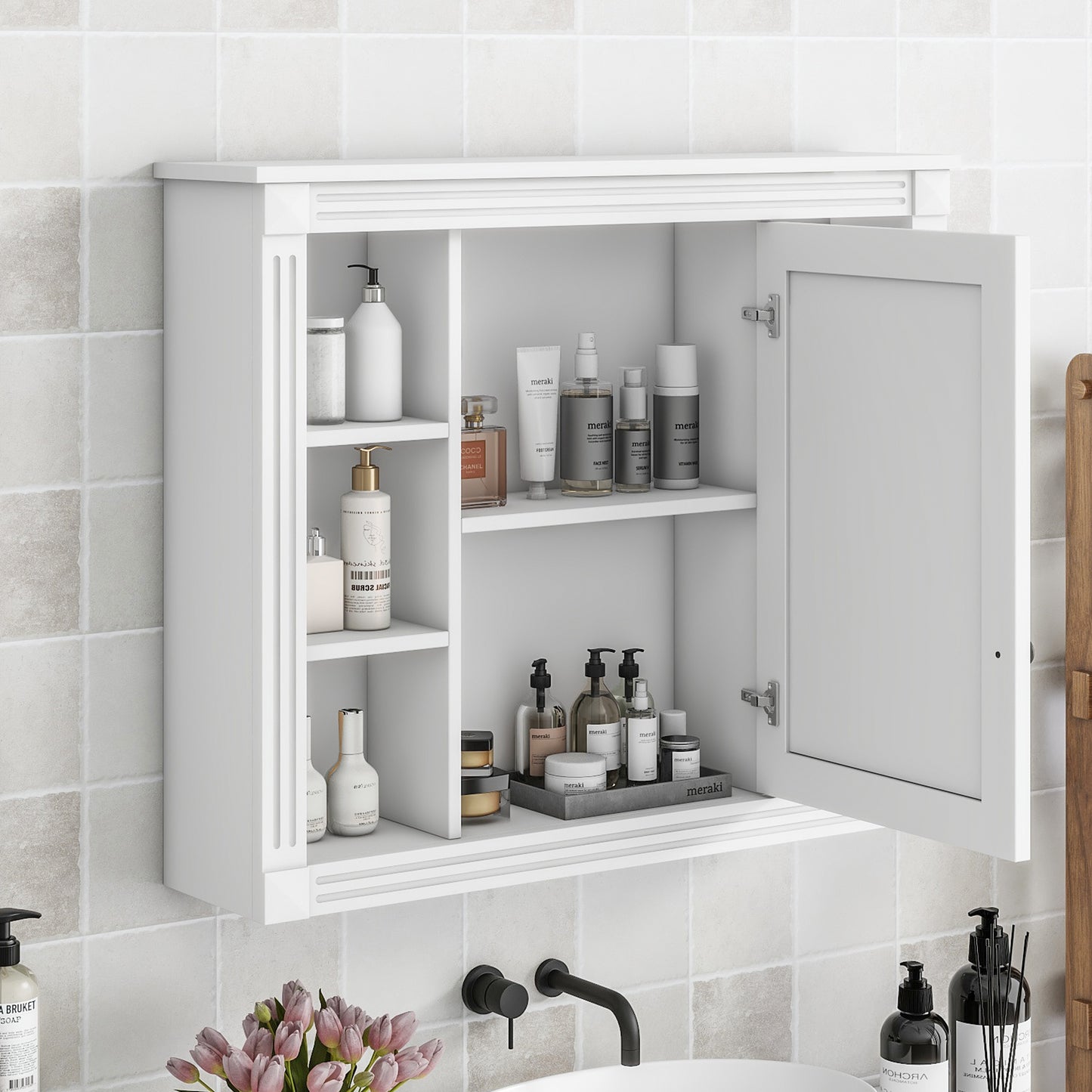 Darius Bathroom Cabinet (White)