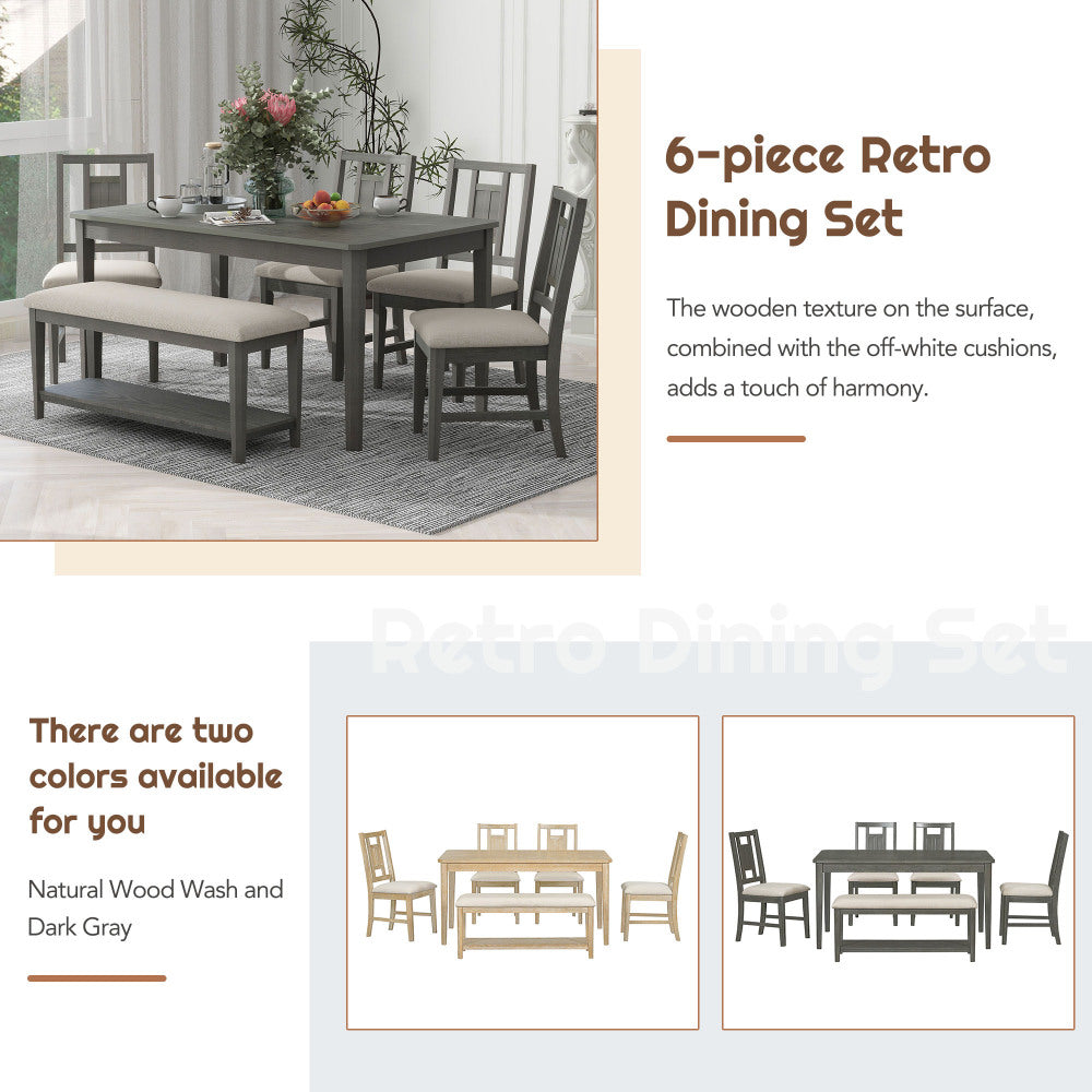 Collier Dining Set, Set of 6