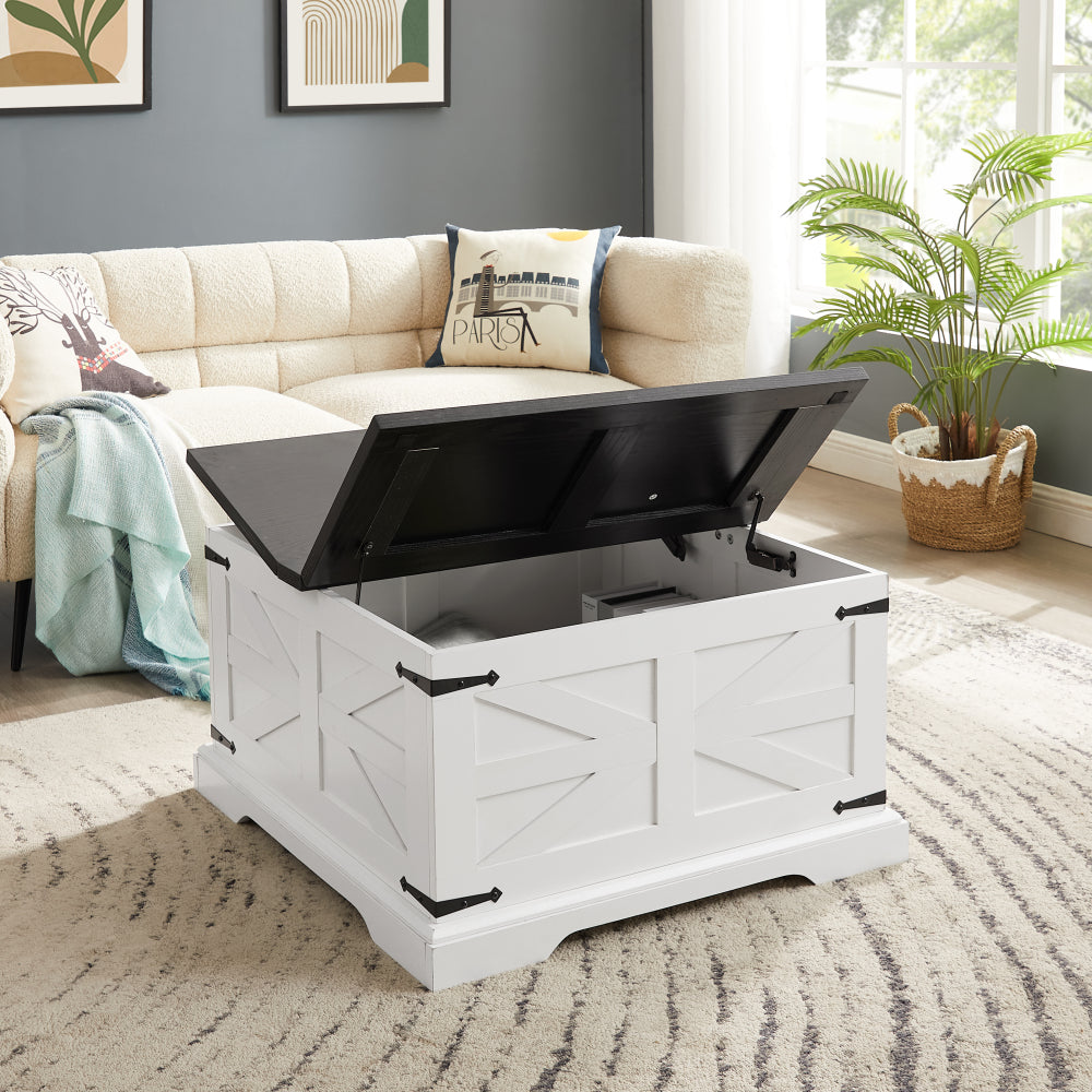 Browning Coffee Table, White