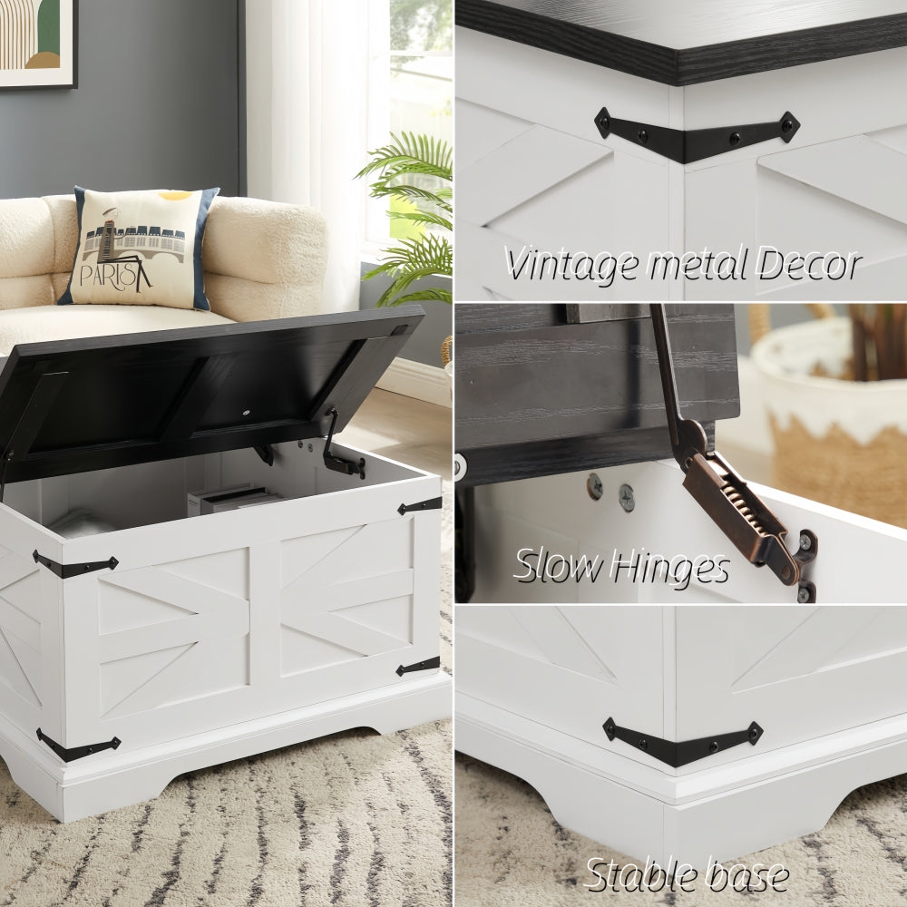 Browning Coffee Table, White