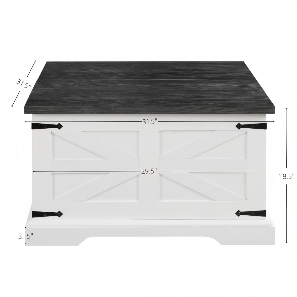 Browning Coffee Table, White