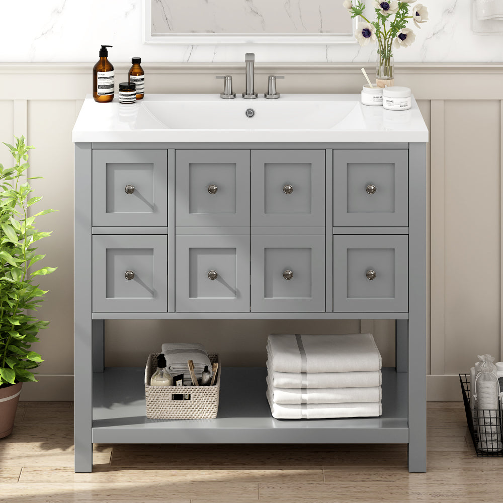 Guerrero Bathroom Vanity (Grey)
