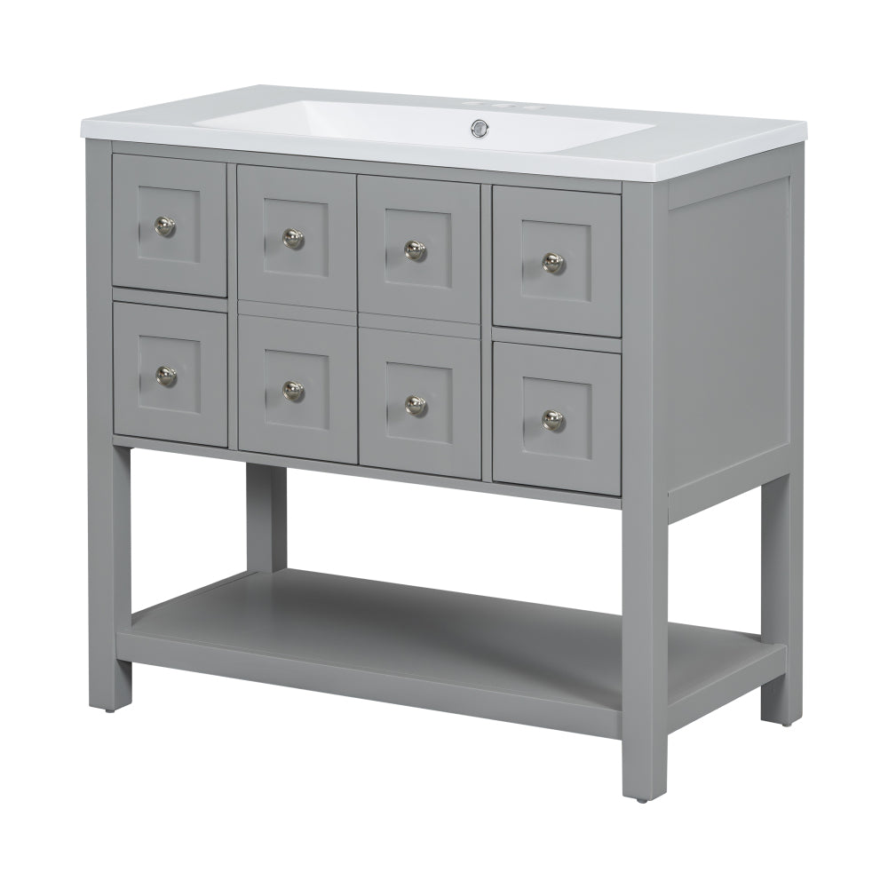 Guerrero Bathroom Vanity (Grey)