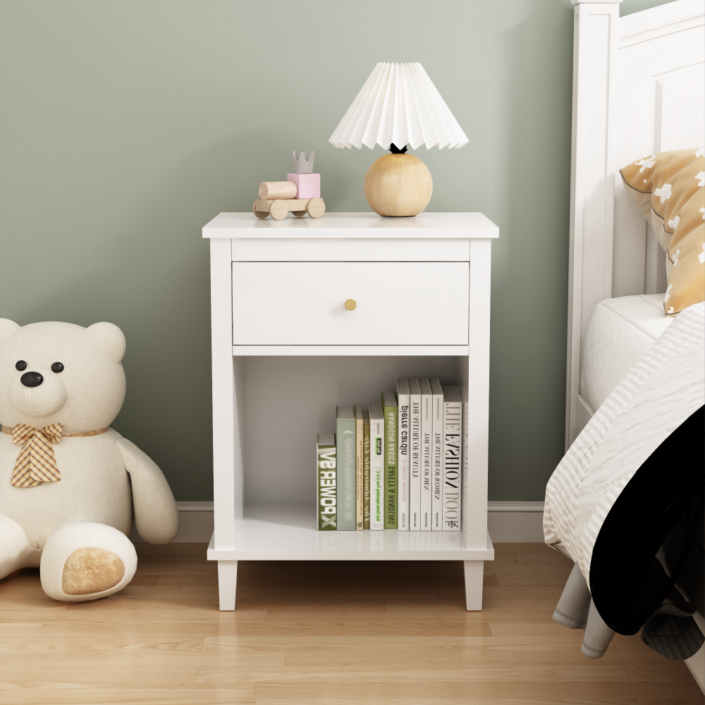 Benson Nightstand, White