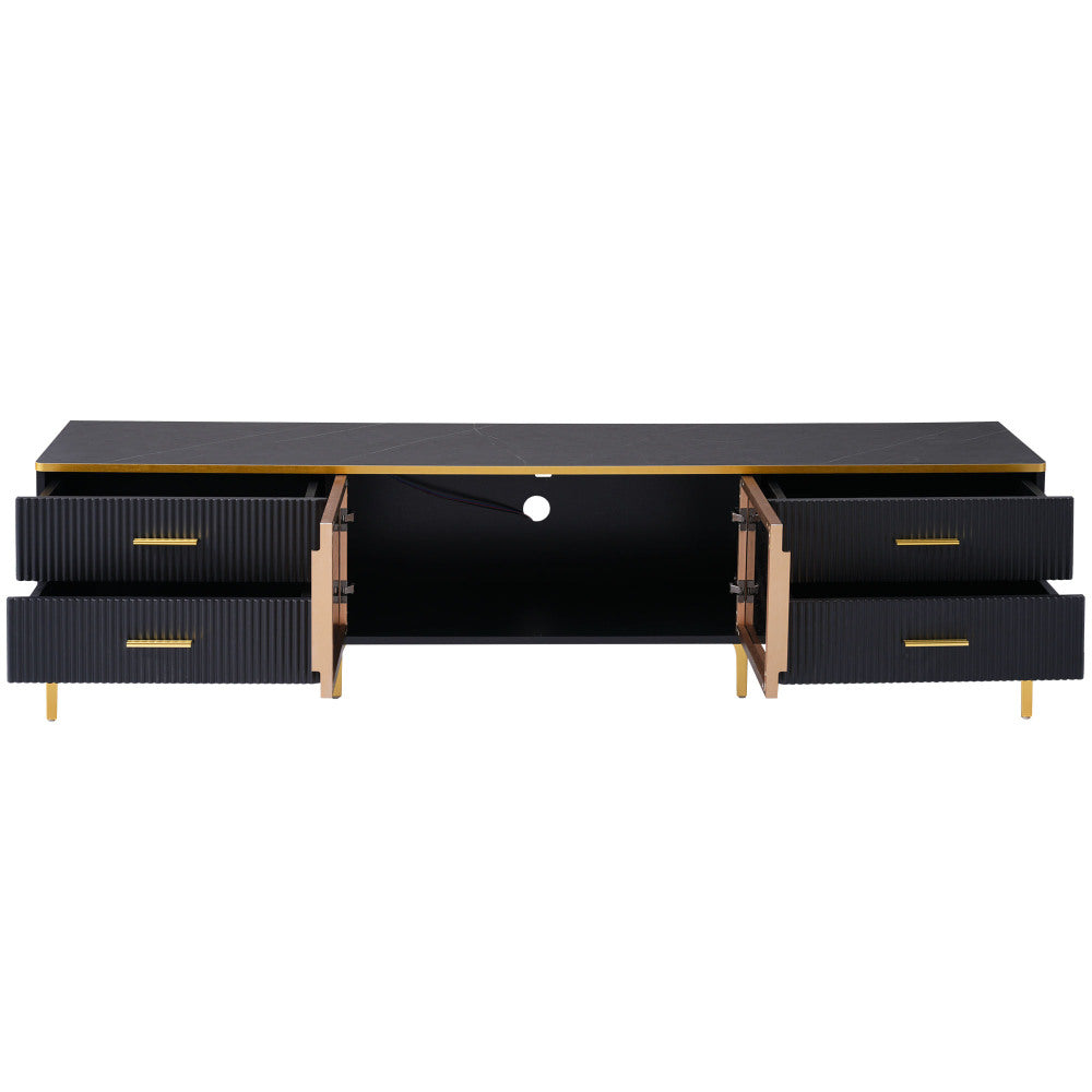 Hester TV Stand (Black)