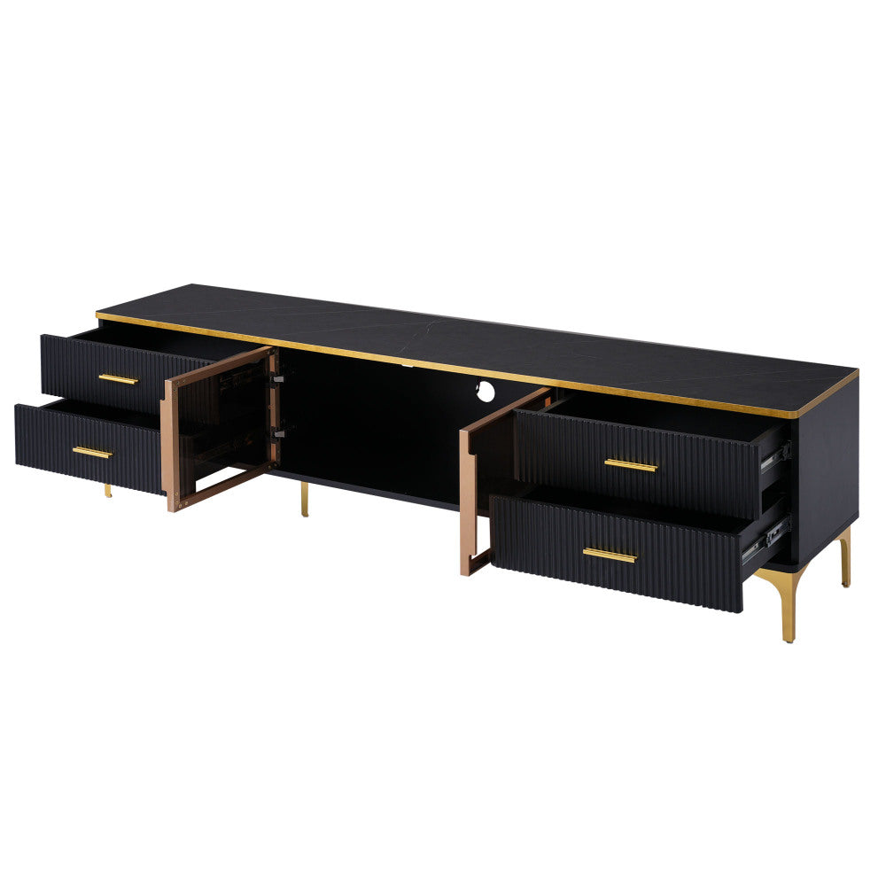 Hester TV Stand (Black)