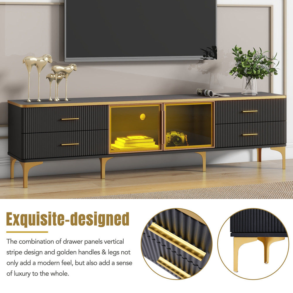 Hester TV Stand (Black)