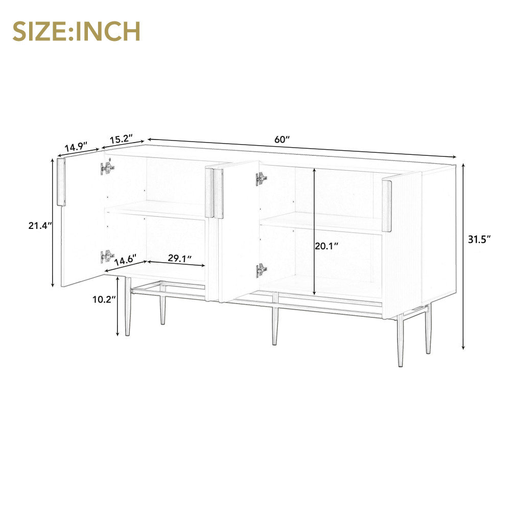 Dream Accent Cabinet, Black