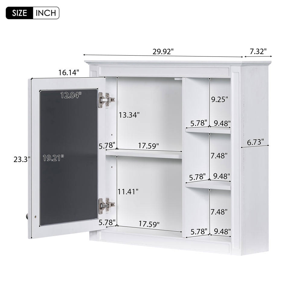 Douglas Bathroom Cabinet (White)