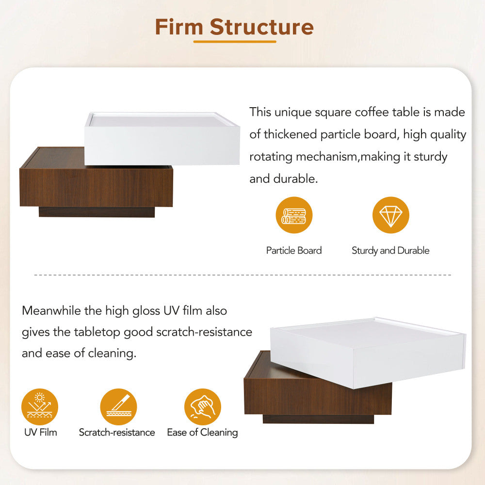 Gavin Coffee Table (White)
