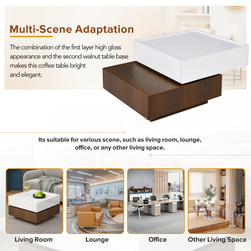 Gavin Coffee Table (White)