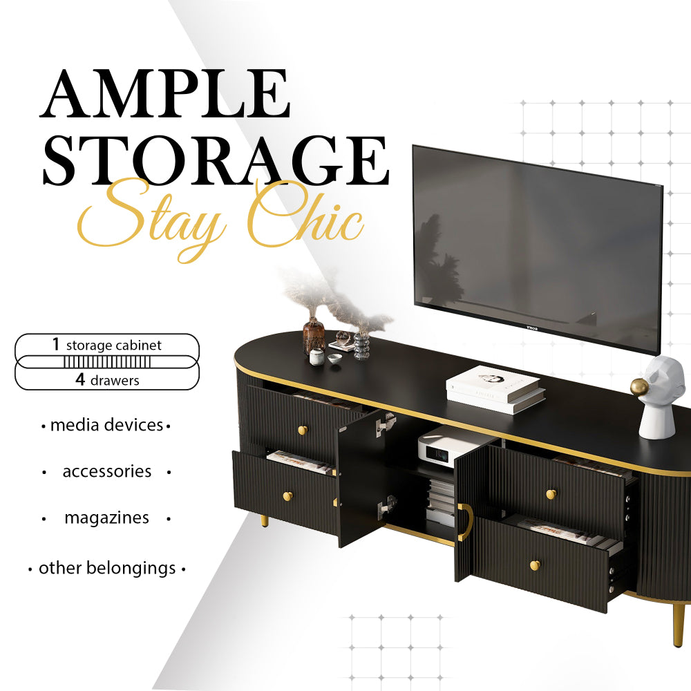 Enoch TV Stand (Black)