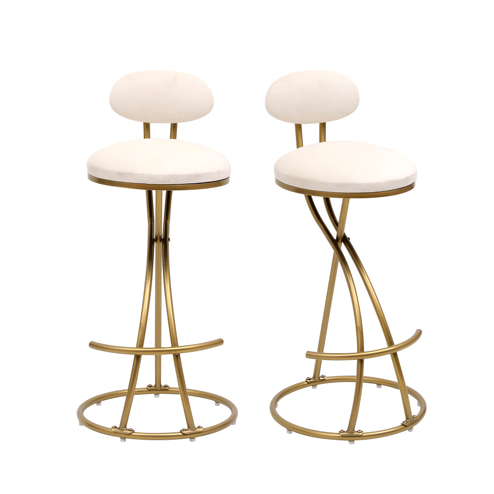 Cortez Bar Stool, Set of 2 (White)