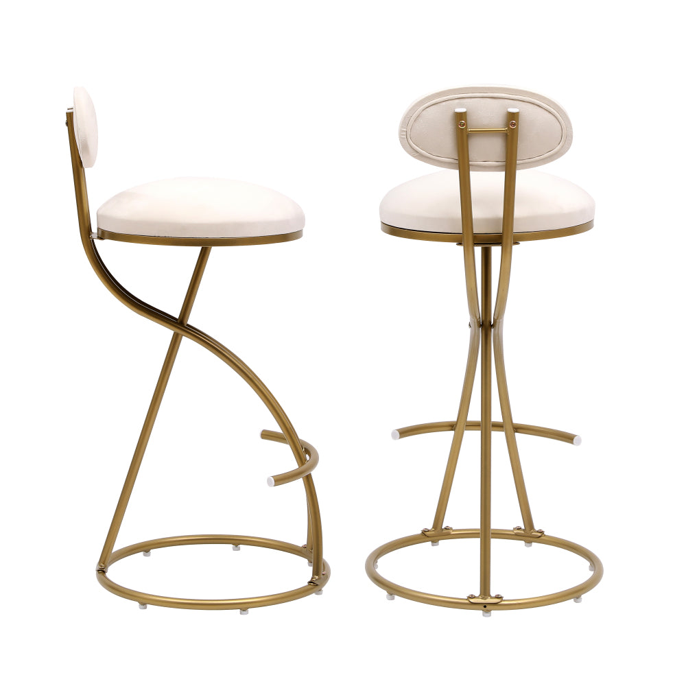 Cortez Bar Stool, Set of 2 (White)