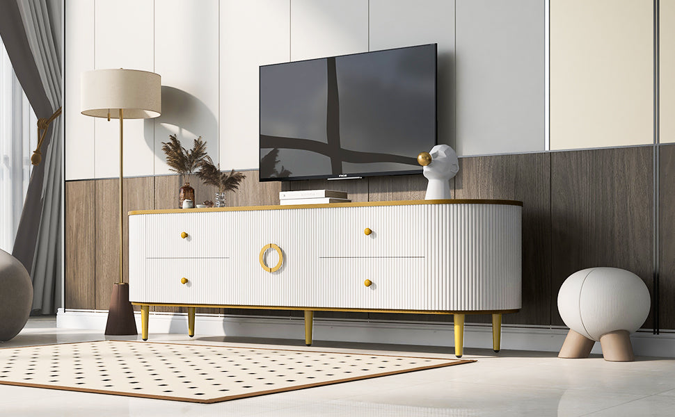 Enoch TV Stand (White)