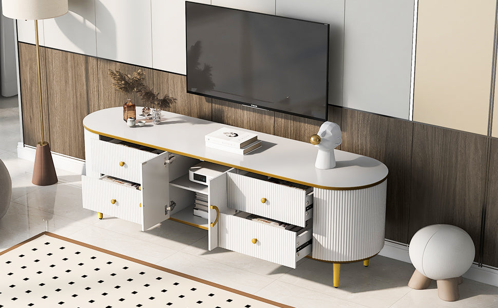 Enoch TV Stand (White)