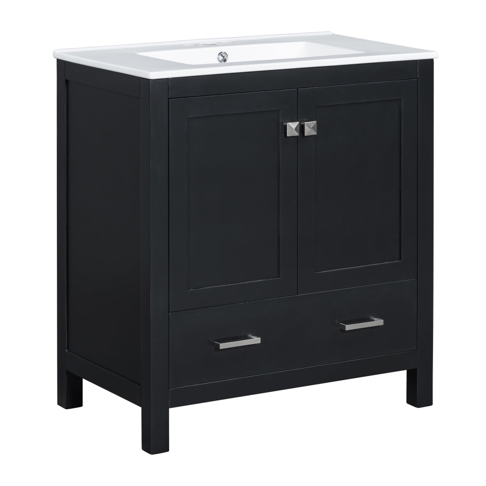 Bautista Bathroom Vanity, Black