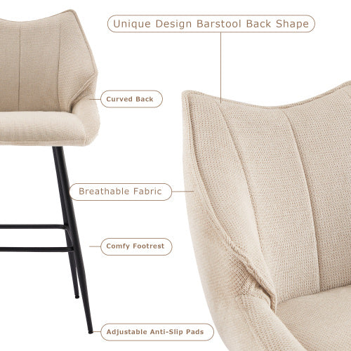 Burnett Bar Stool, Set of 2