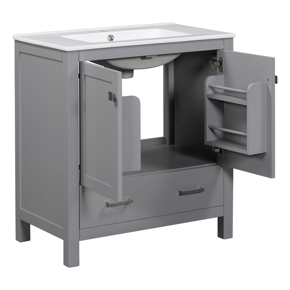 Bautista Bathroom Vanity, Grey