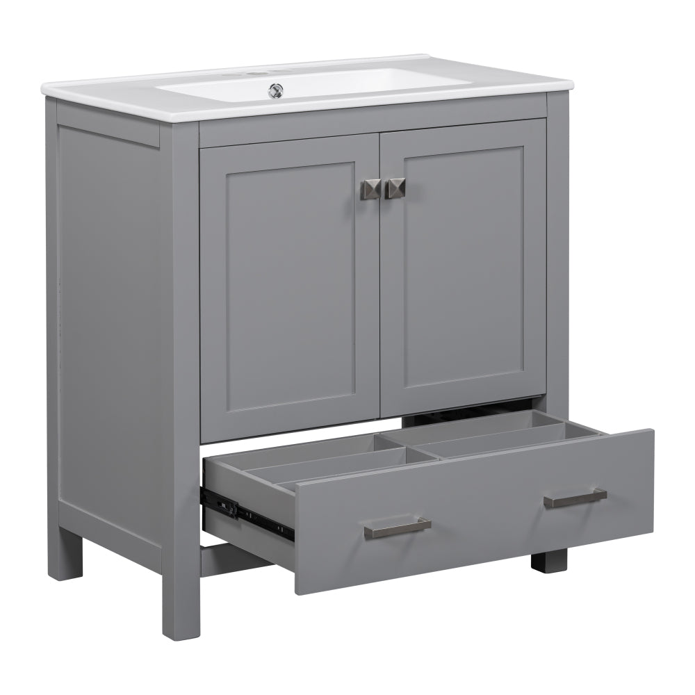 Bautista Bathroom Vanity, Grey