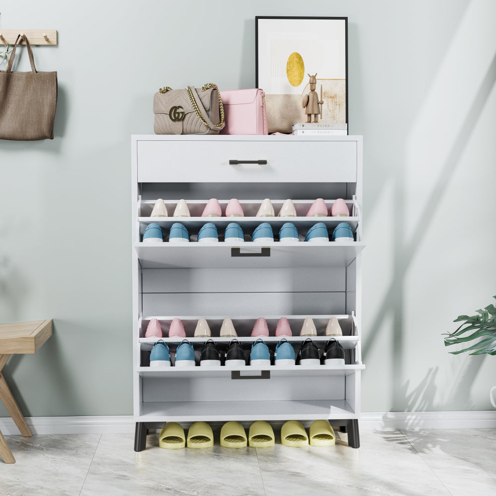Magnus Shoe Storage, White