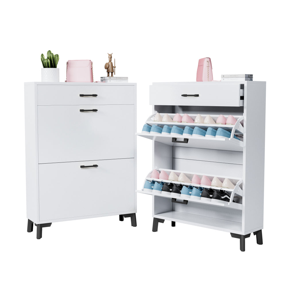 Magnus Shoe Storage, White