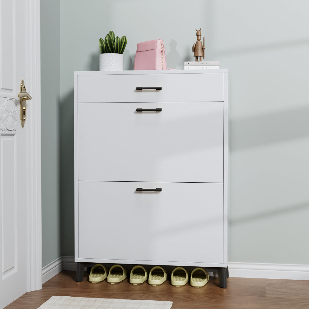 Magnus Shoe Storage, White