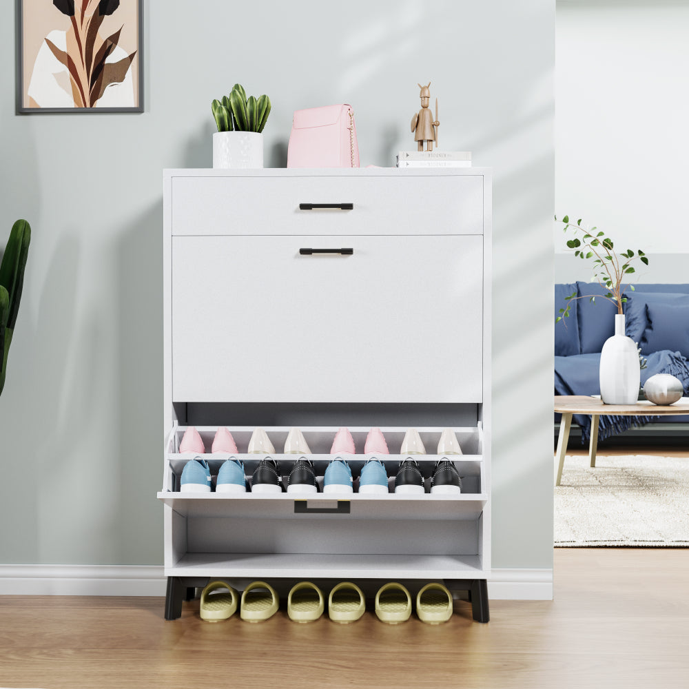 Magnus Shoe Storage, White