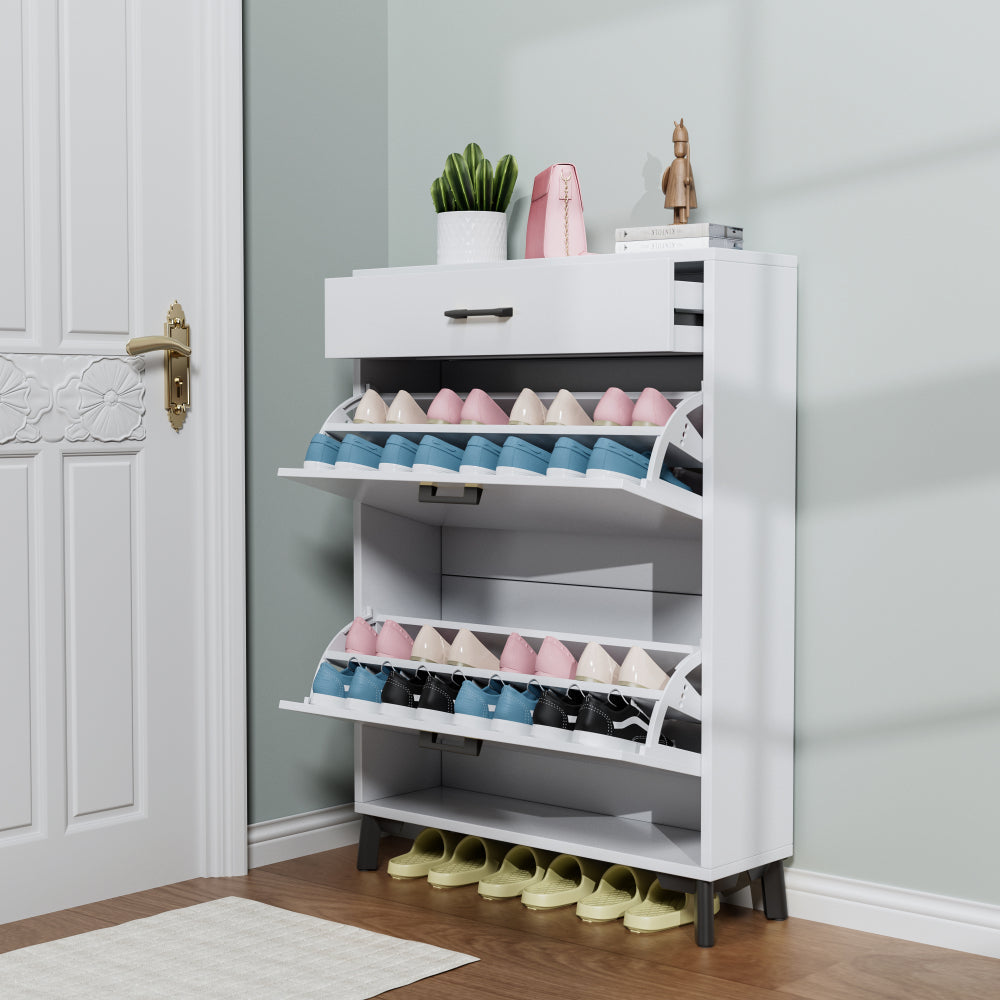 Magnus Shoe Storage, White
