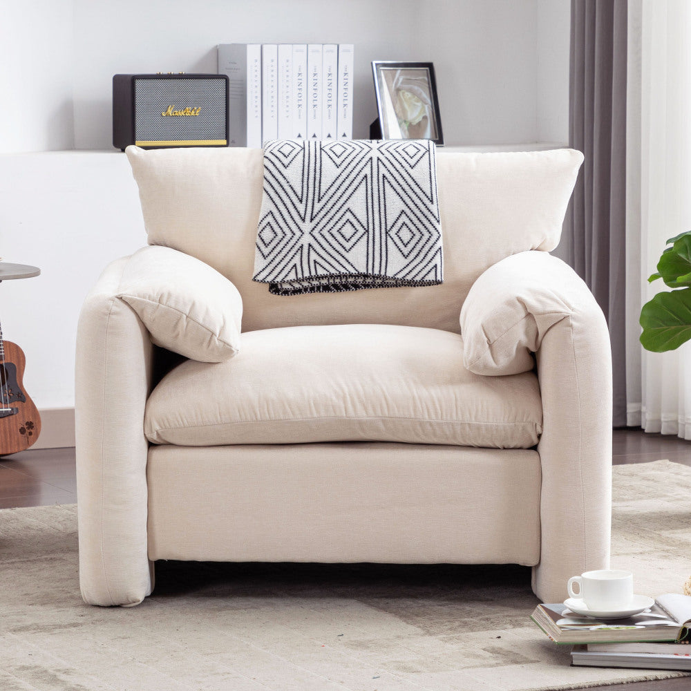 Bonnie Lounge Chair (White)