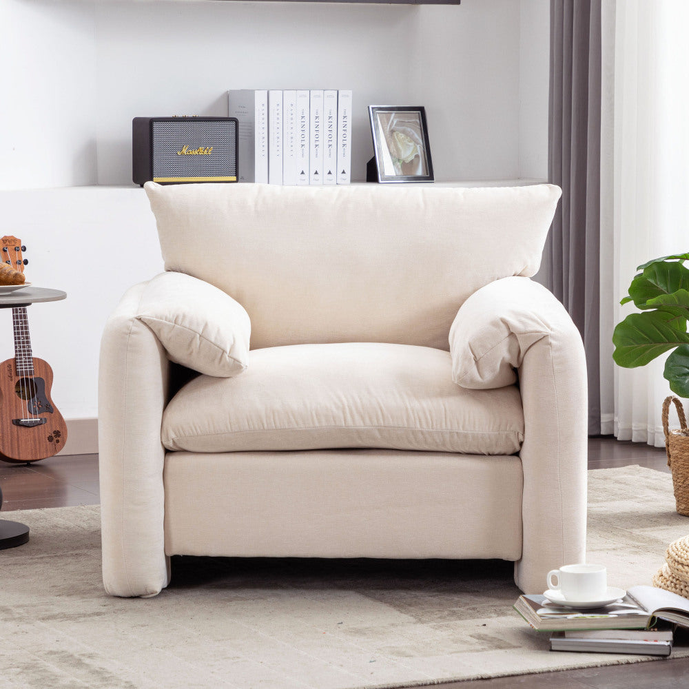 Bonnie Lounge Chair (White)