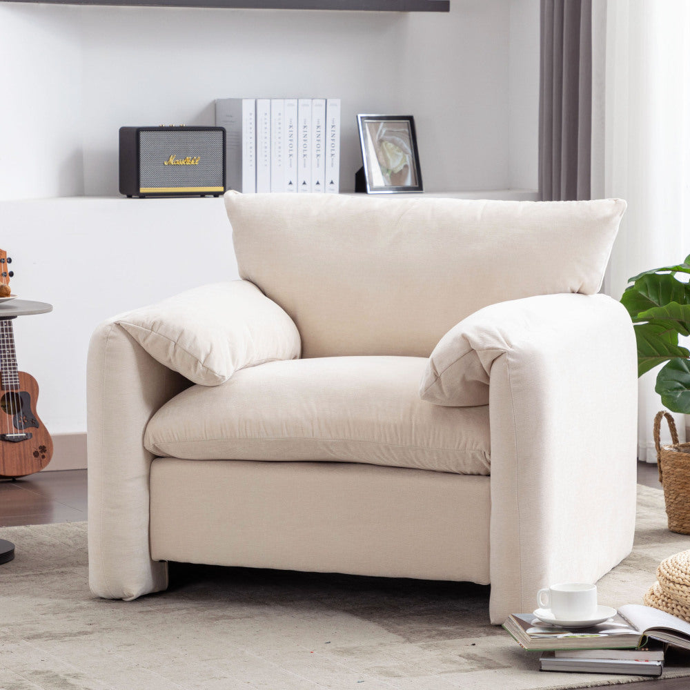 Bonnie Lounge Chair (White)