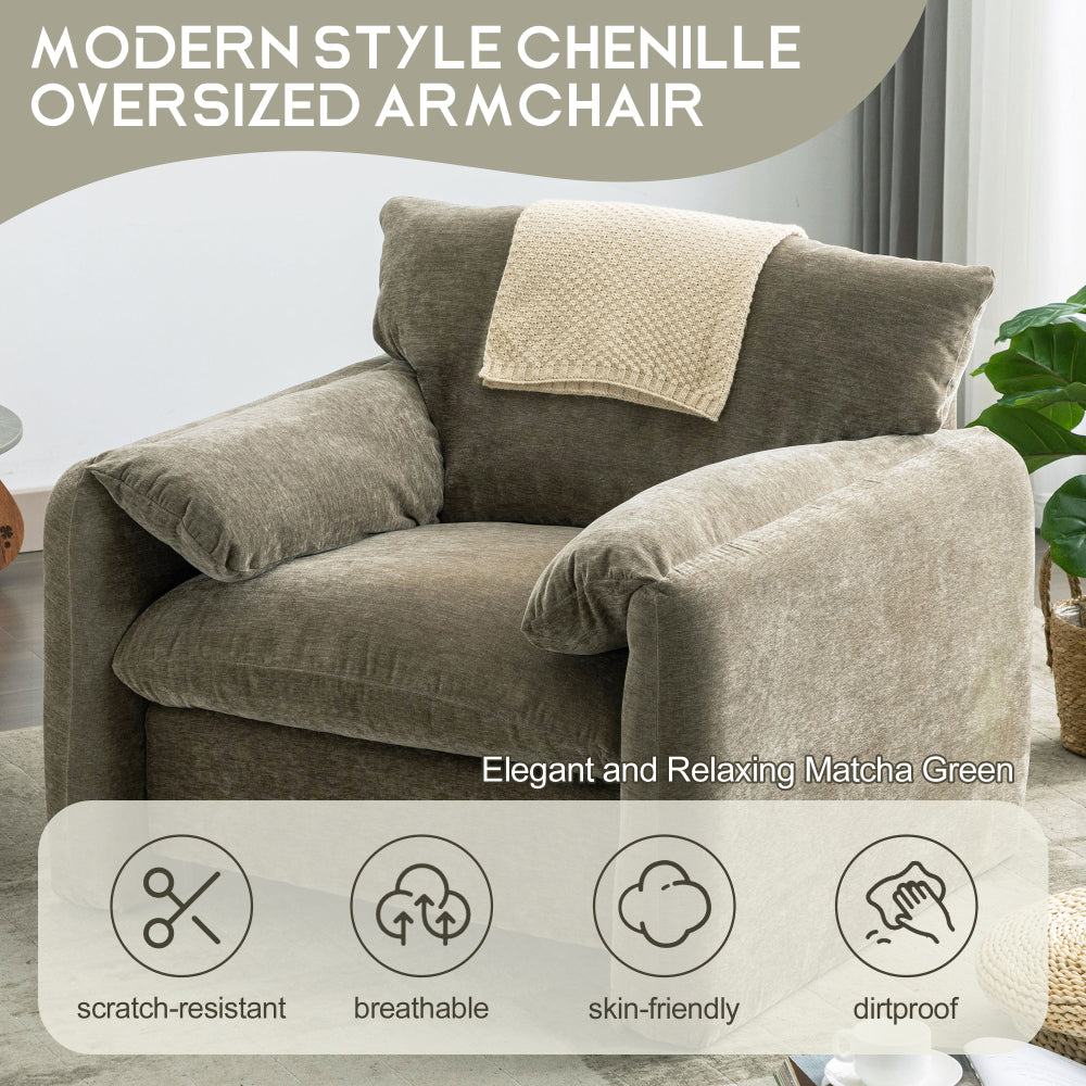 Bonnie Lounge Chair (Green)