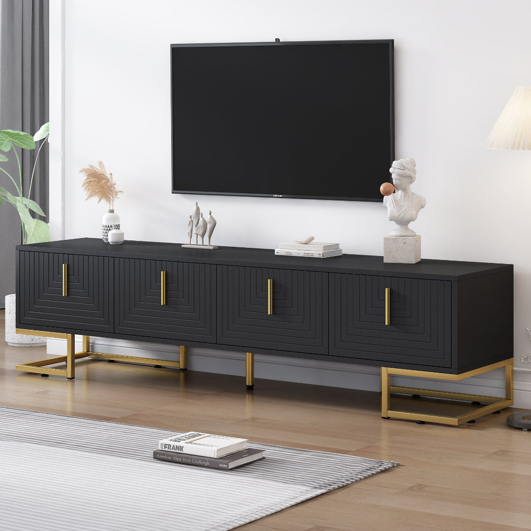 Hugh TV Stand (Black)