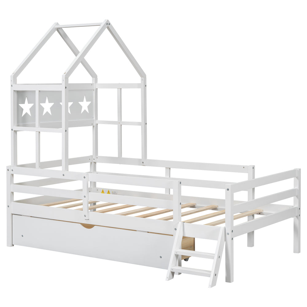 Kailey Bed Frame, Twin (White)