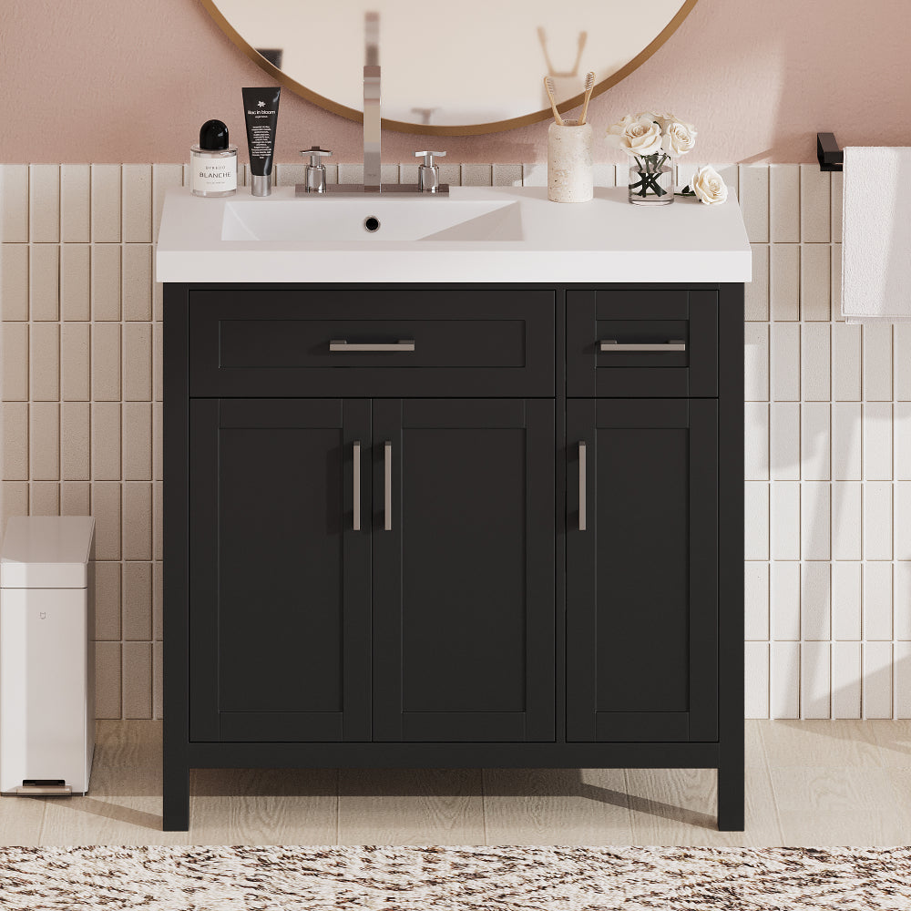 Brandt Bathroom Vanity, Black