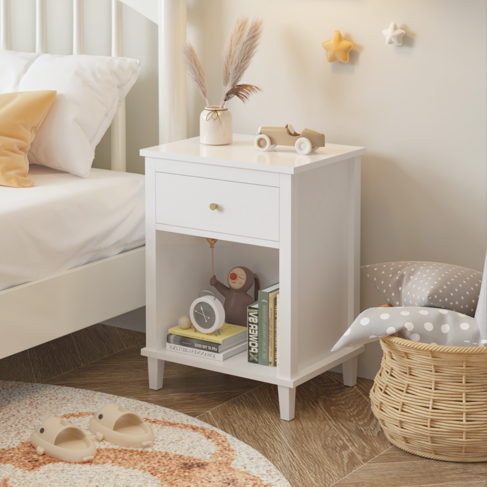 Benson Nightstand, White