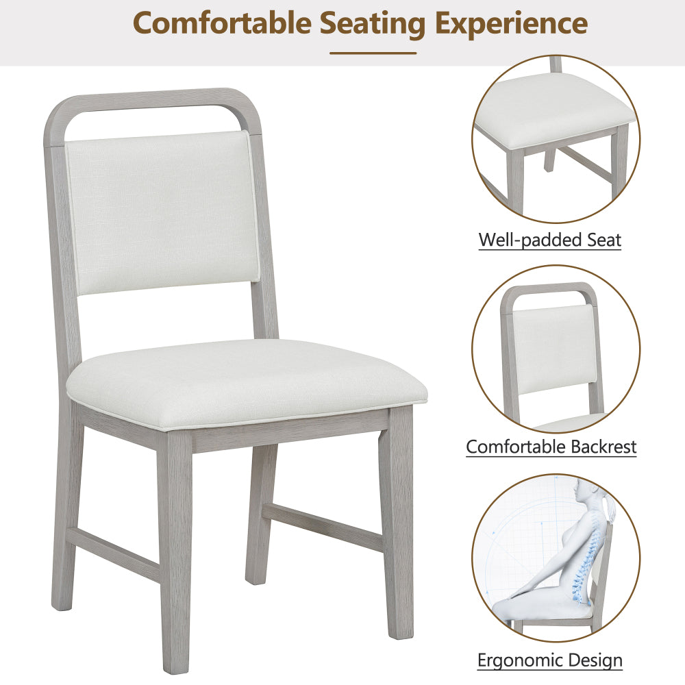 Wiley Dining Set, Set of 6 (Grey)