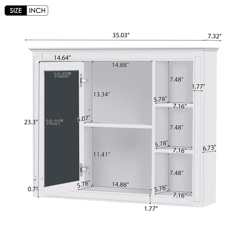 Astrid Bathroom Cabinet (White)